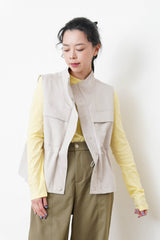 Lemon yellow inner w/ stitch