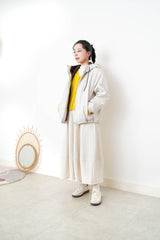 Off white windbreaker jacket w/ inner quilted