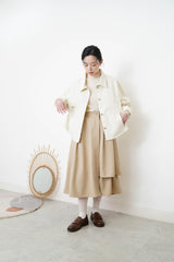 Beige jacket w/ detail pockets