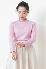 Pink ruffle fringe inner