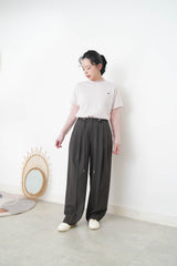 Pastel pink Tee top w/ logo