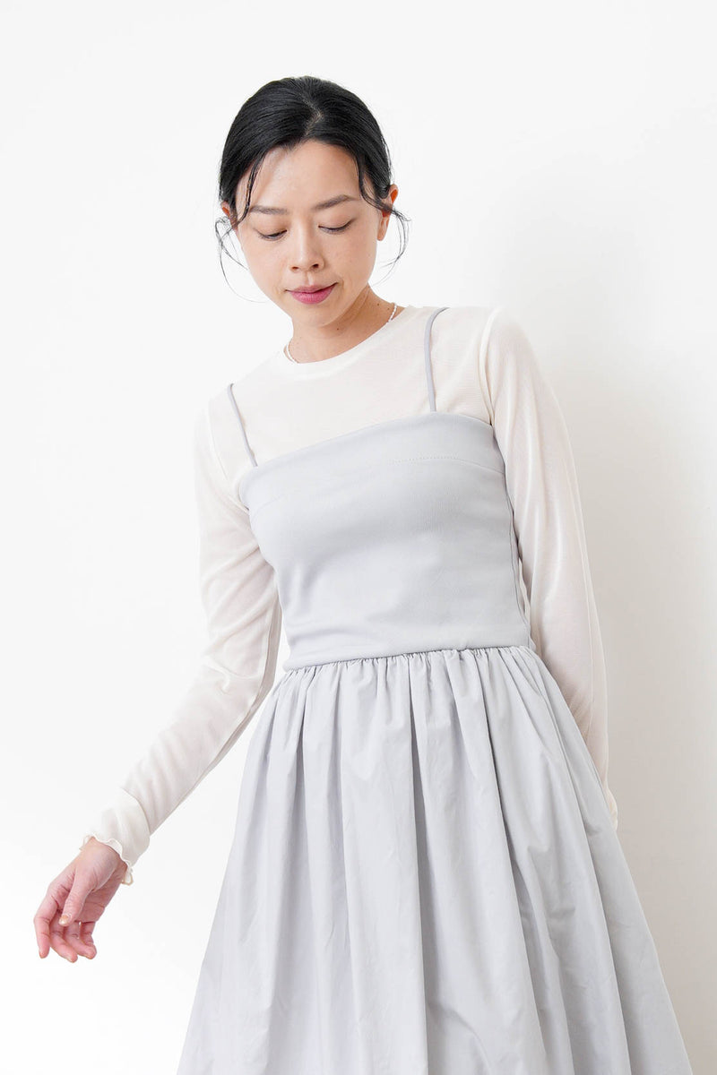 Light grey cami one piece dress