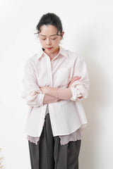 Pink stripy shirt