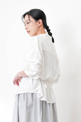 White smooth light shirt w/ straps