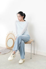 Straight cut summer jeans