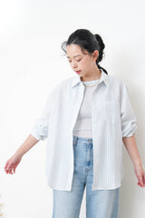 Blue stripy shirt