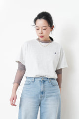 Grey Tee top w/ logo