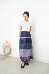 White summer Tee in folded sleeves