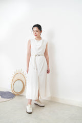 White double layer dress
