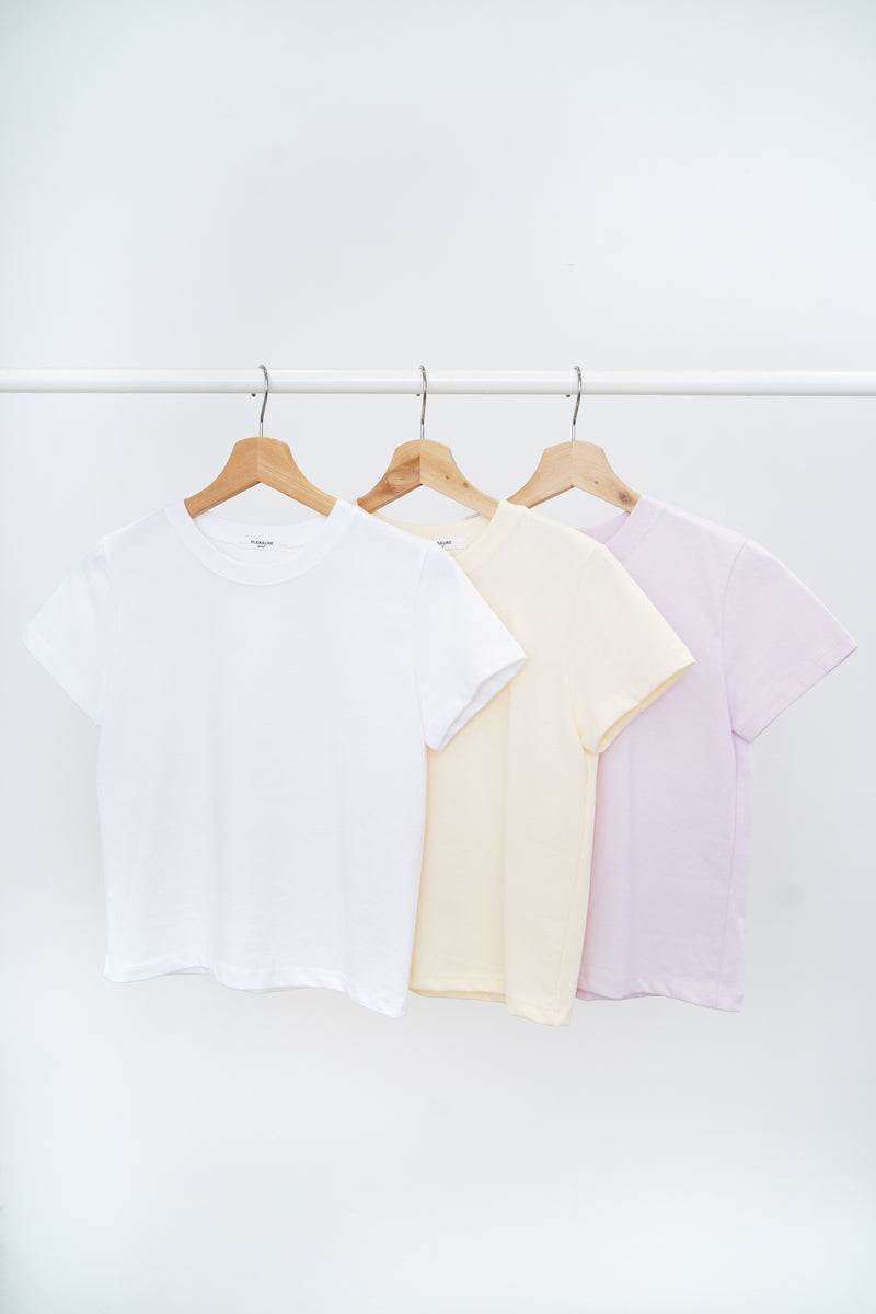 Basic tee in fit cut