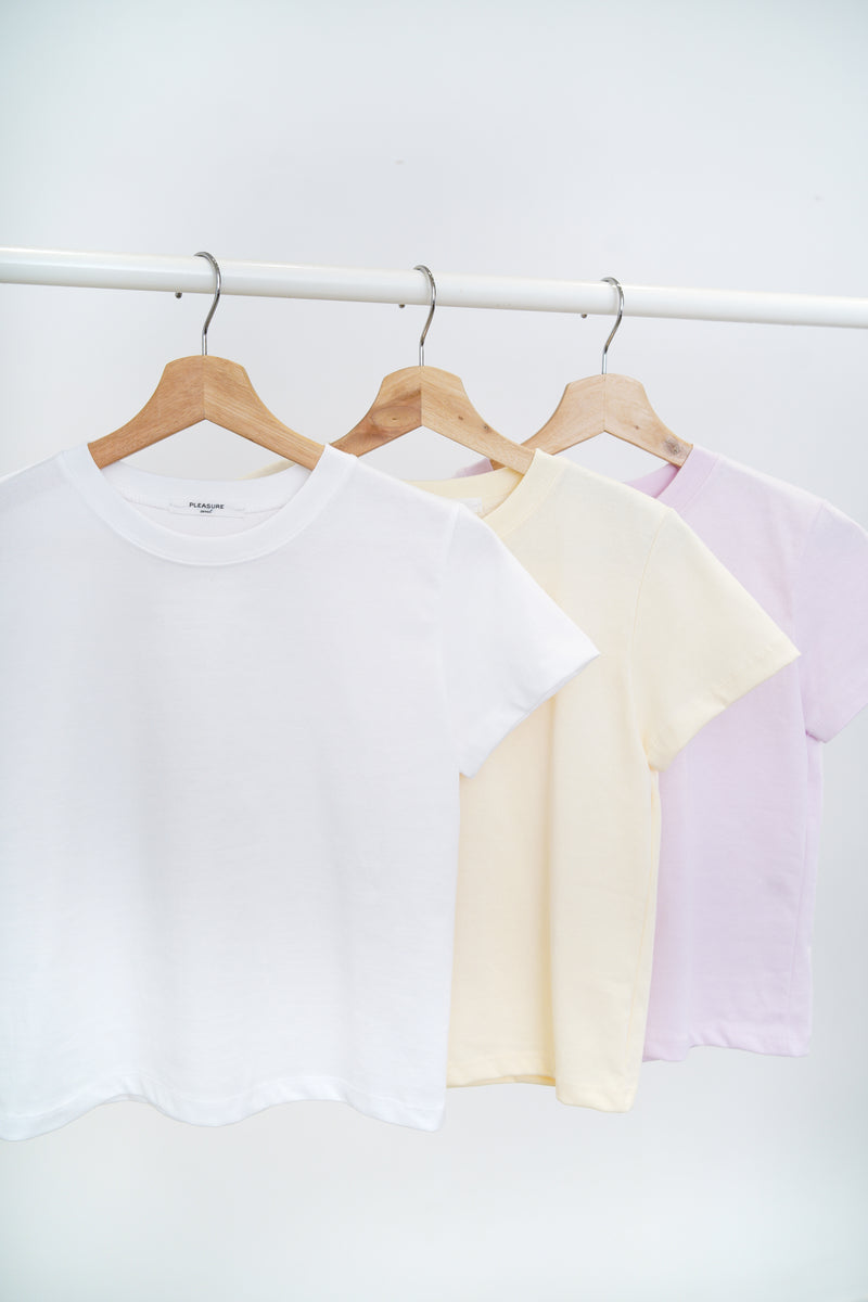 Basic tee in fit cut