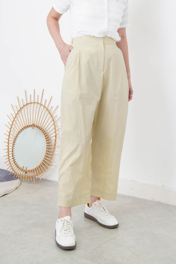 Light yellow summer trousers