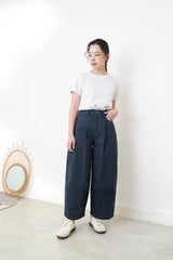 Light blue tone tweed top
