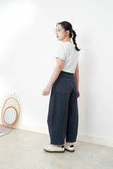 Light blue tone tweed top