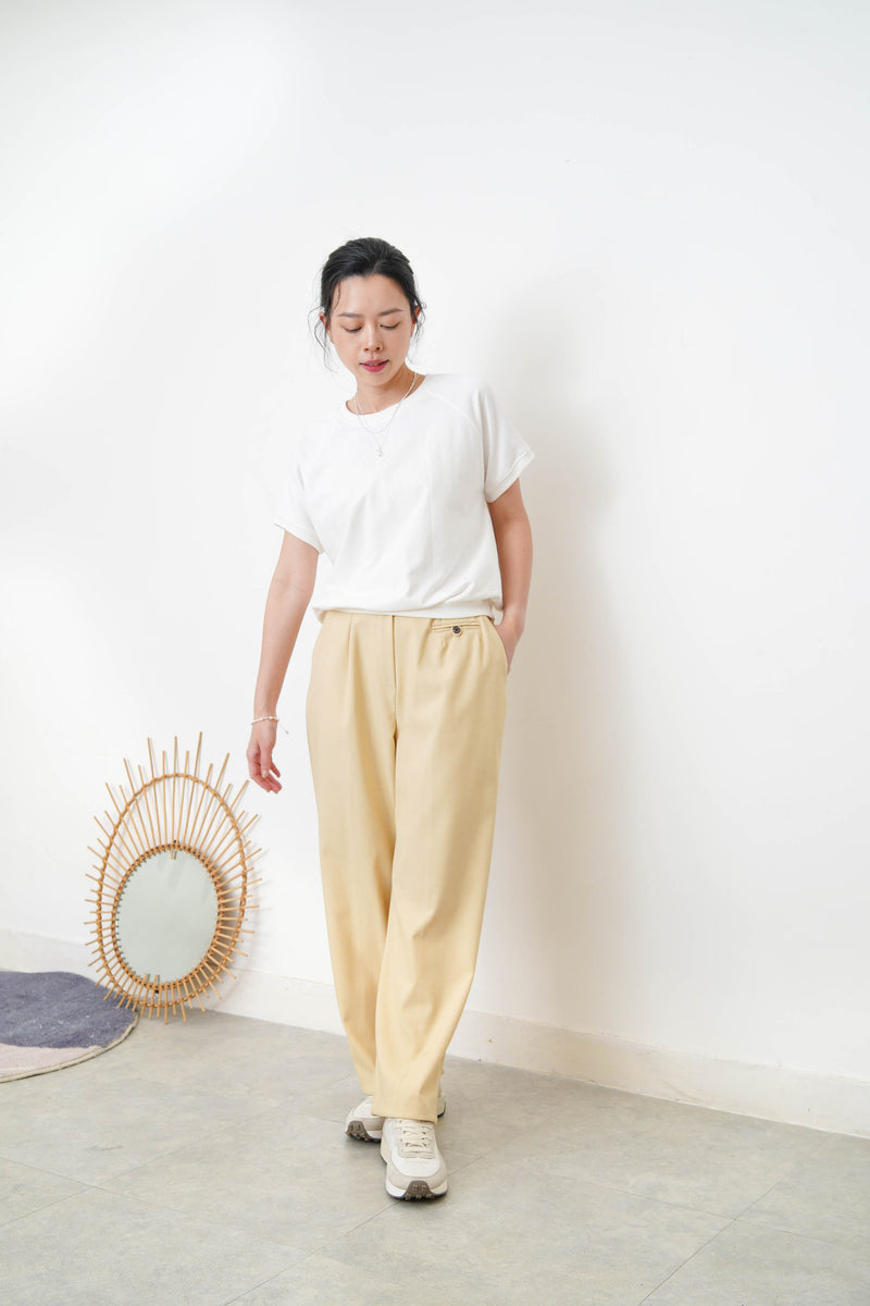 White summer pullover