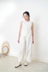 White basic inner vest