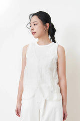 White basic inner vest