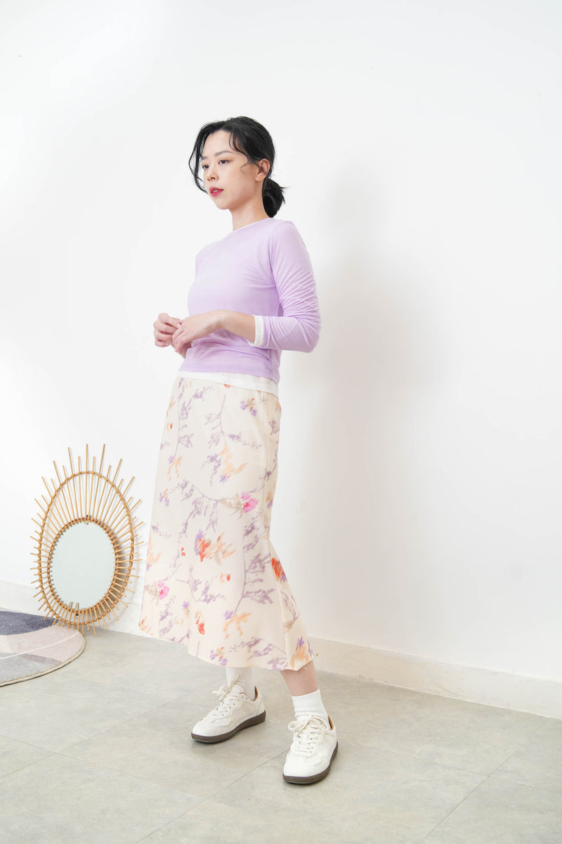 Soft cotton basic top