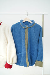 Green 2 ways fleece jacket