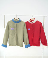 Green 2 ways fleece jacket