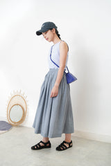 2 ways purple pillow bag w/ premium leather