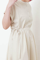 Beige one piece w/ waist string