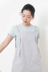 Blue stripes minimal cutting Tee