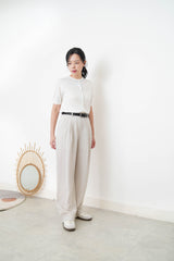 White outline summer cardigan