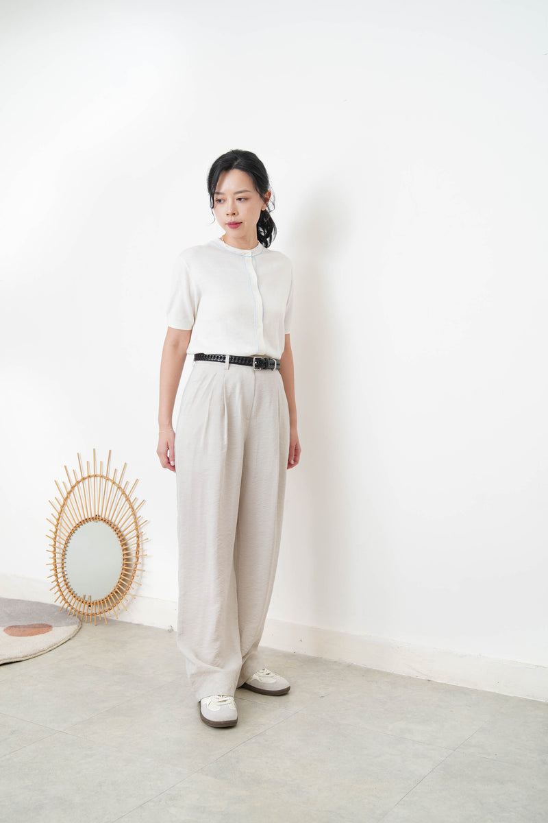 White outline summer cardigan