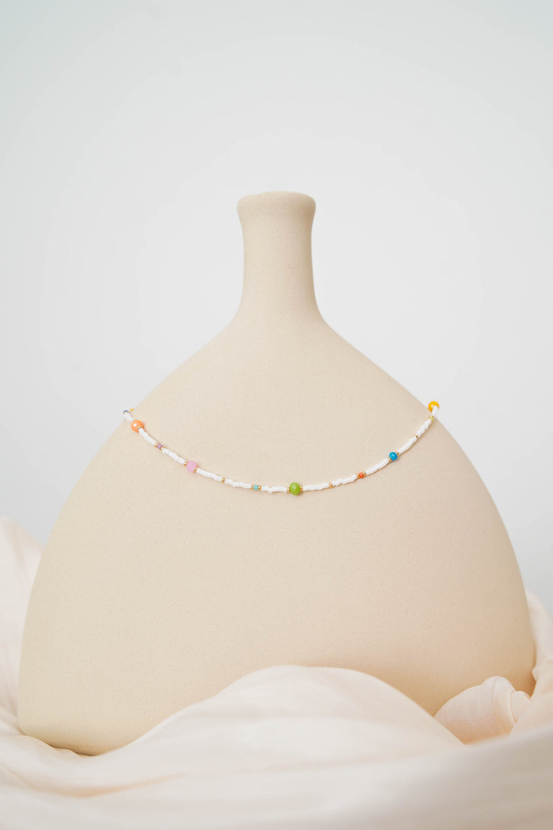 Colourful beads necklace