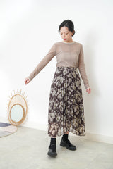 Beige double layerings top