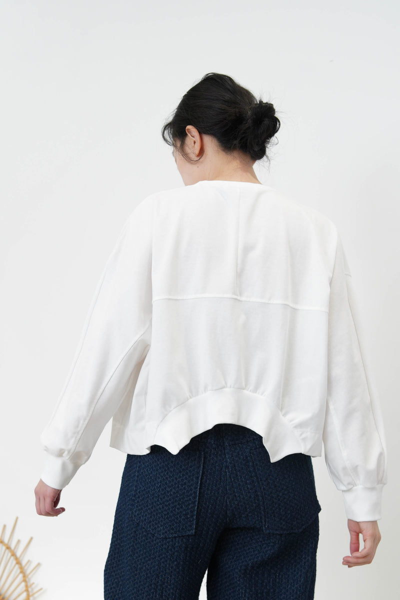 White thin top w/ detail back