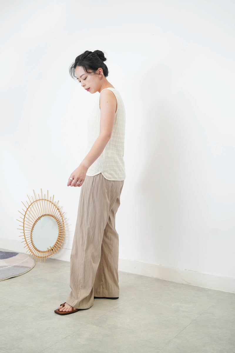 Mocha summer trousers