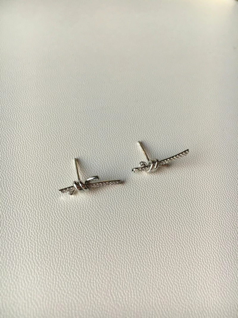 Earrings in knots