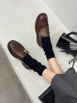 Oxford leather shoes