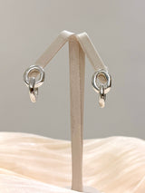 2 loop rings earrings