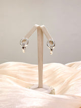 2 loop rings earrings
