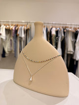 [Combo] water drop and beads necklace