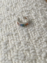 925 silver rainbow ear cuff