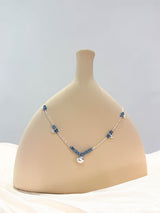 Blue beads necklace