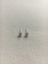 925 Silver dandelion earrings