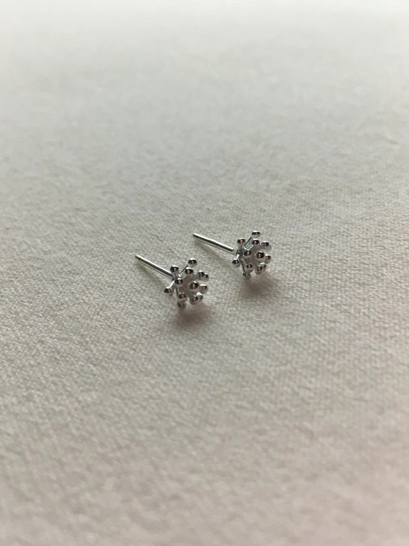 925 Silver dandelion earrings