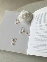 Pearl raindrop earrings