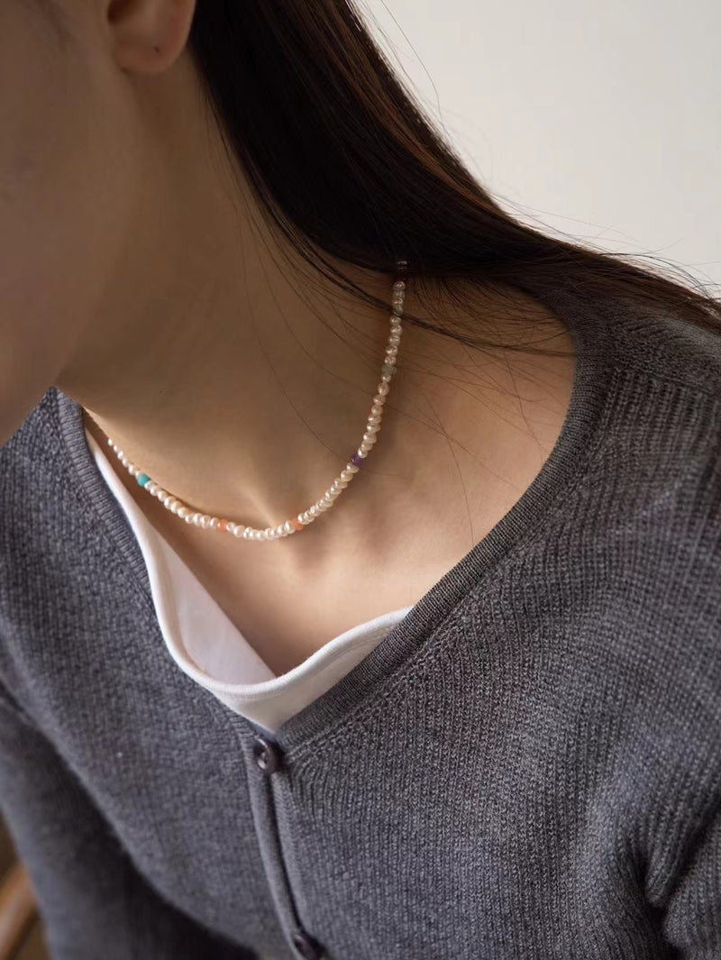 Pearl beads necklace
