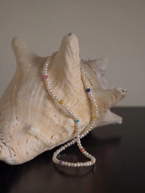 Pearl beads necklace