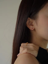 Minimal 925 silver earrings