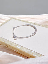 Round beads elastic bracelet