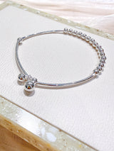 Round beads elastic bracelet