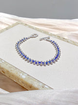 Blue beads bracelet