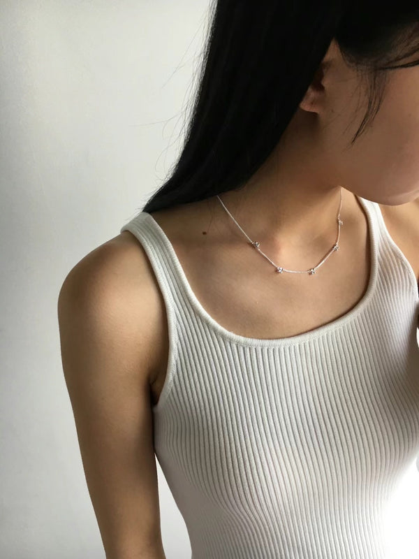 925 Silver cherry necklace
